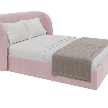 Кровать двуспальная Classic 160 см (розовый