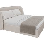 Кровать двуспальная Classic 200 см (молочный