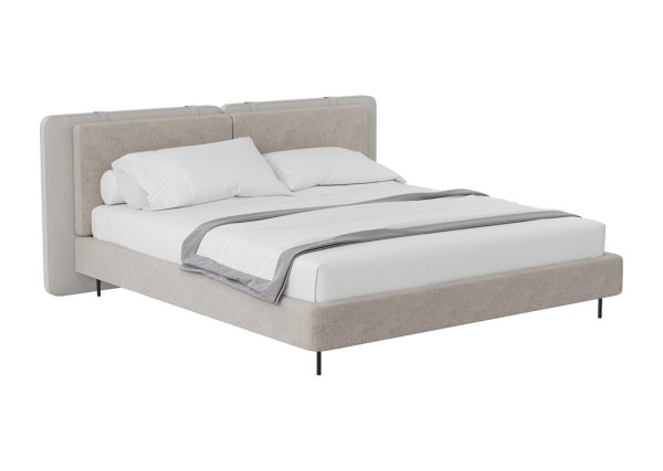 Кровать двуспальная Hub 180 см (бежевый