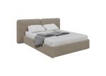 Кровать двуспальная Hub Soft 160 см (бежевый