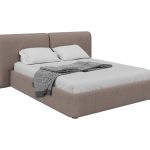 Кровать двуспальная Hub Soft 160 см (капучино