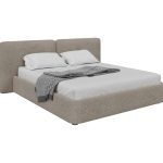 Кровать двуспальная Hub Soft 200 см (бежевый