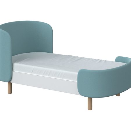 Кровать KIDI Soft для детей от 2 до 4 лет (бирюзовый)