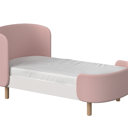 Кровать KIDI Soft для детей от 2 до 4 лет (розовый)