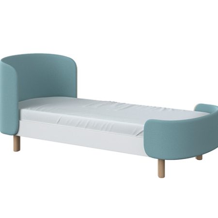 Кровать KIDI Soft для детей от 3 до 7 лет (бирюзовый)
