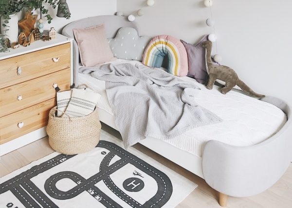 Processed with VSCO with a6 preset Кровать KIDI Soft для детей от 3 до 7 лет (серый) — изображение 4