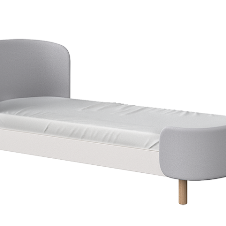 Кровать KIDI Soft для детей от 3 до 7 лет (серый)