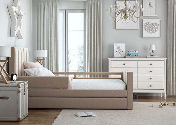 krovat-podrostkovaja-cosy-spalnoe-mesto-90200-sm-bezhevyj-3 Кровать подростковая Cosy спальное место 90*200 см (бежевый) — изображение 4