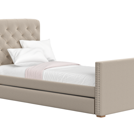 Кровать подростковая Elit soft (бежевый)