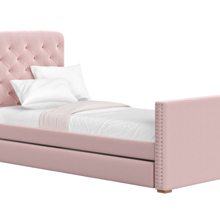 Кровать подростковая Elit soft (розовый)