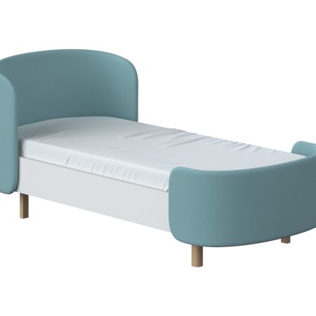 Кровать подростковая KIDI Soft размер М (бирюзовый)