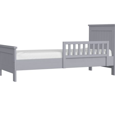 Кровать подростковая Wood (серый)