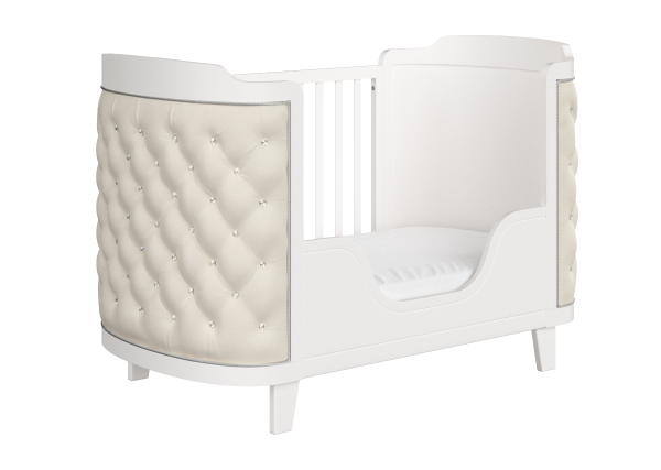 krovatka-transformer-elegance-belyjjekokozha-bezhevaja-3 Кроватка-трансформер Elegance (белый/экокожа бежевая) — изображение 4