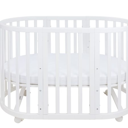 Кроватка-трансформер Ellipsebed (белый)