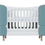 Кроватка-трансформер KIDI Soft (бирюзовый)