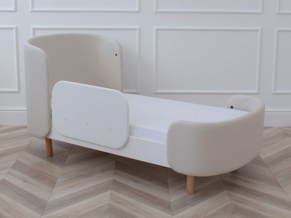 Кроватка-трансформер KIDI Soft (молочный, экокожа) — изображение 4