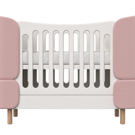 Кроватка-трансформер KIDI Soft (розовый)