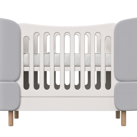 Кроватка-трансформер KIDI Soft (серый)
