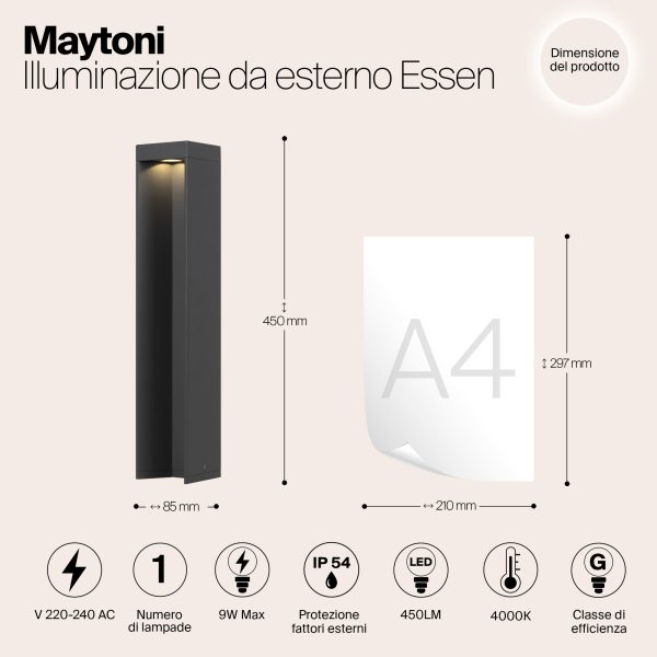 Ландшафтный светильник Outdoor O596FL-L9GR4K — изображение 3