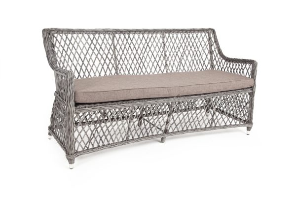 "Латте" диван двухместный из искусственного ротанга, цвет графит — изображение 3