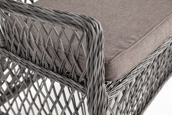 "Латте" диван двухместный из искусственного ротанга, цвет графит — изображение 4
