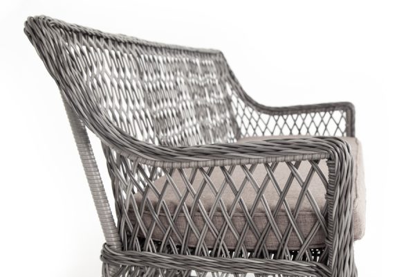 "Латте" диван двухместный из искусственного ротанга, цвет графит — изображение 5