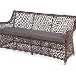 "Латте" диван двухместный из искусственного ротанга