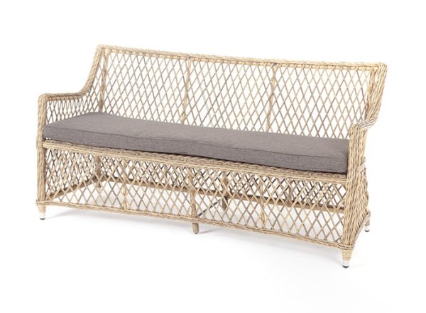 "Латте" диван двухместный из искусственного ротанга