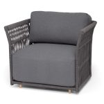 "Лугано" кресло плетеное из роупа