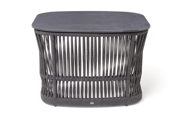 "Лугано" журнальный стол 76х76 H55 см из HPL, цвет "серый гранит" — изображение 3