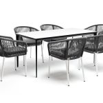 "Малага" обеденная группа на 6 персон со стульями "Марсель"