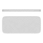 Матрас для дивана-кровати KIDI soft кокос/eco-foam/латекс 12 см (90*200 см) — изображение 3