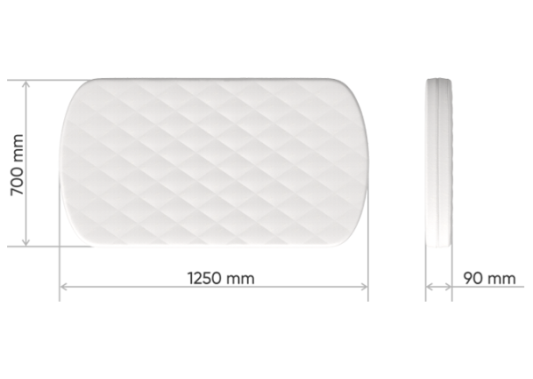 Матрас для кроватки Classic кокос/форплит/латекс 9 см — изображение 3