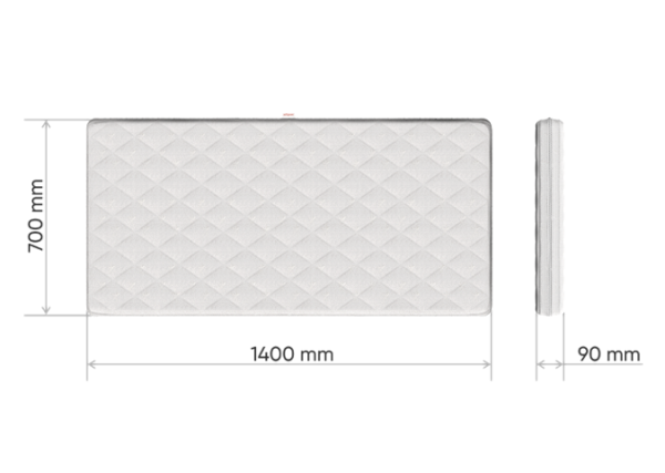 Матрас для кроватки Elit кокос/форплит 9 см — изображение 3