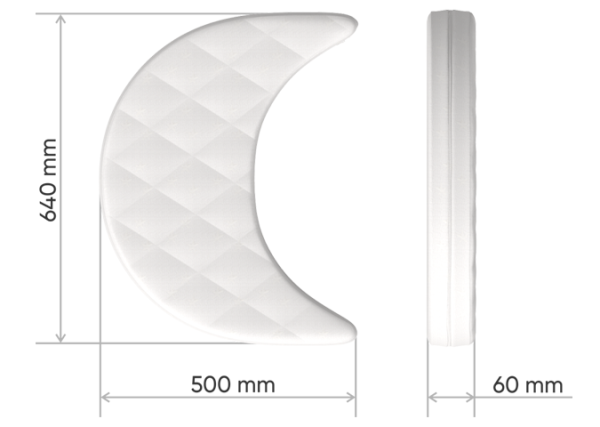 Матрас дополнитель до 165 см Ellipsebed 6 см — изображение 2