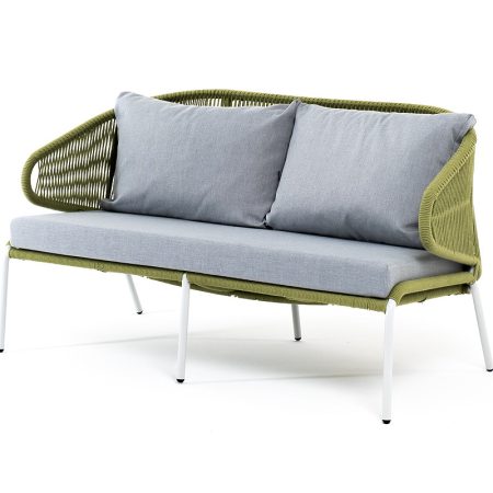 "Милан" диван 2-местный плетеный из роупа