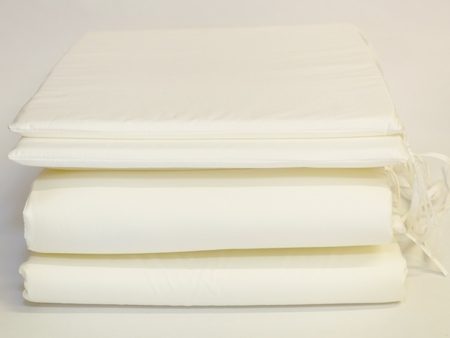 Мягкие бортики для кроватки Ellipsebed (белый