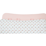 Мягкие бортики для кроватки KIDI soft "Милая радуга" (розовый