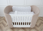 Мягкие бортики для кроватки KIDI soft "Зверушки" (сатин) — изображение 3