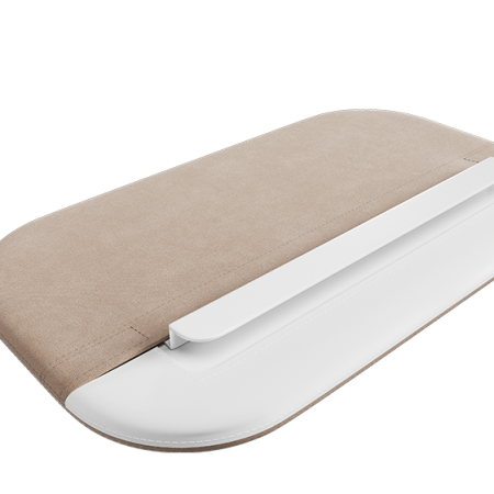 Мягкий чехол для бортика KIDI soft антивандальная ткань (бежевый)