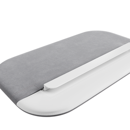 Мягкий чехол для бортика KIDI soft антивандальная ткань (серый)