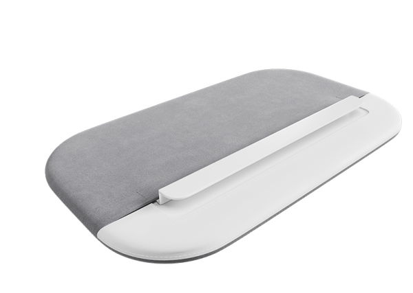 Мягкий чехол для бортика KIDI soft антивандальная ткань (серый)