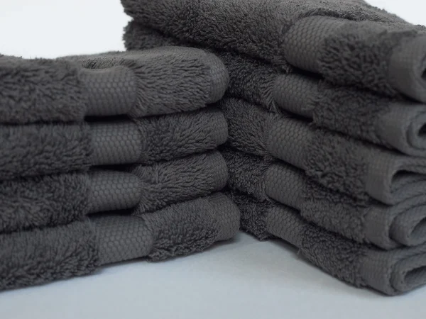 Набор махровых полотенец Rubi 9шт. темно-серый — изображение 2