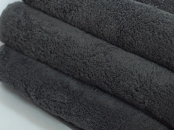 Набор махровых полотенец Rubi 9шт. темно-серый — изображение 5