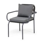 "Нуар" стул плетеный из роупа