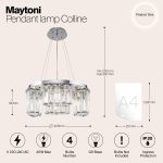 Подвесной светильник Maytoni MOD083PL-04CH — изображение 5