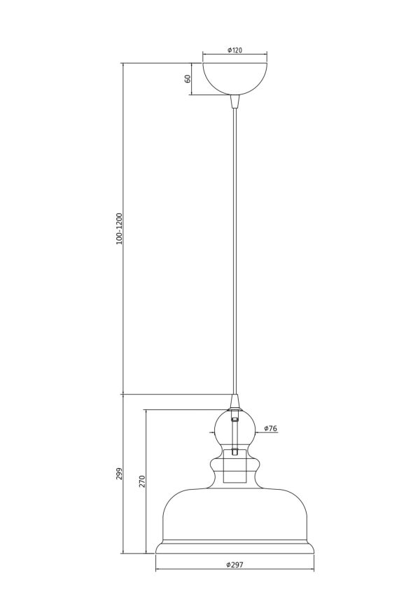 Подвесной светильник Maytoni P034PL-01CH — изображение 5