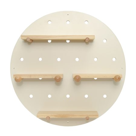 Полка настенная круглая Shely D 50 см (белый)