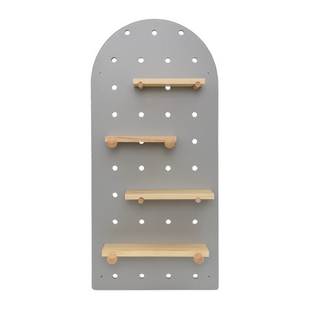 Полка настенная Shely 38х80 см (серый)