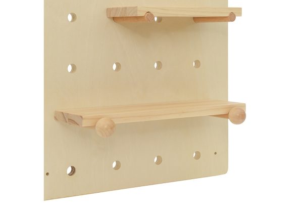 Полка настенная Shely 38х80 см (светлое дерево) — изображение 3